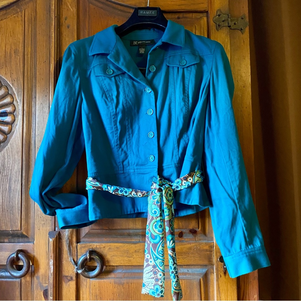INC belted blazer 🌺 Large